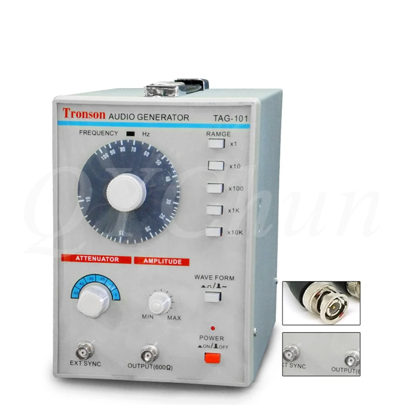 Dzhot51 110V Signal Source Audio Generator 10Hz-1MHz Audio/Low Frequency Signal Generator TAG-101