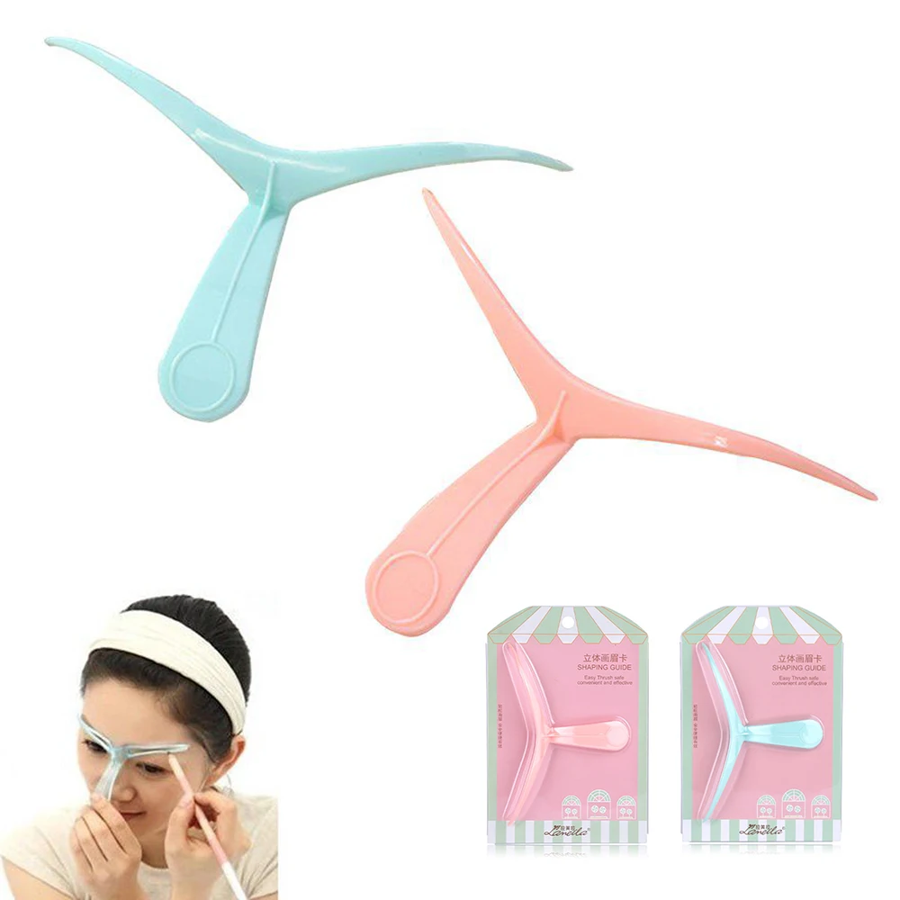 

1pcs Eyebrow Mold Eyebrow Stencils Shaping Grooming Eye Brow Make Up Model Template Reusable Design Eyebrows Styling Tool