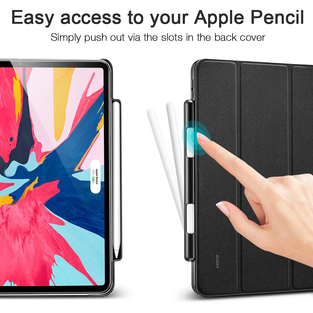 Чехол ESR для iPad Pro 11 2018 ультра тонкий чехол из искусственной кожи умный задняя