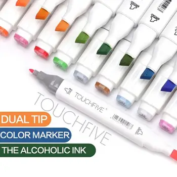 

Multicolor Double Head Drawing Pen Art Marker Pen Painting Pen Smooth Student Writing Graffiti Multifunctional Colorful