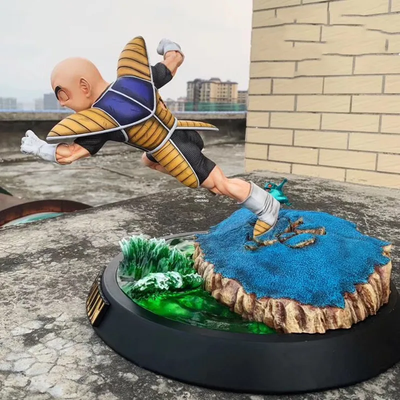 1" Статуя Dragon Ball Z сильнейший землянин бюст куририн полноразмерный портрет Qi Yuan Chop GK фигурка игрушка коробка 34 см V801