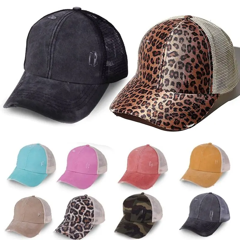 

Fashion Baseball Cap Women Men Cap Summer Man Hat Ponytail Messy Buns Trucker Adjustable Snapback Hip-Hop Outdoor Hats Caps