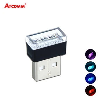 

5V USB LED Night Lights For Car Laptop Keyboard Lighting White Red Blue 5 Colors Choices Atmosphere Illumination