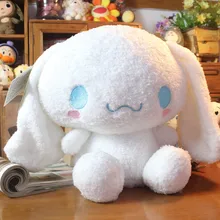 Peluche chien blanc à la cannelle, 30cm, Animal en peluche, poupée douce, dessin animé, cadeau d'anniversaire pour enfants