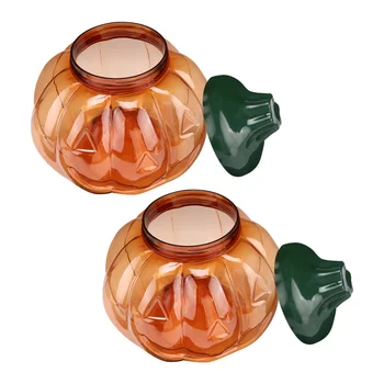 

2Pcs Sweets Storage Containers Adorable Candy Boxes Candy Jars Candy Cases for Halloween