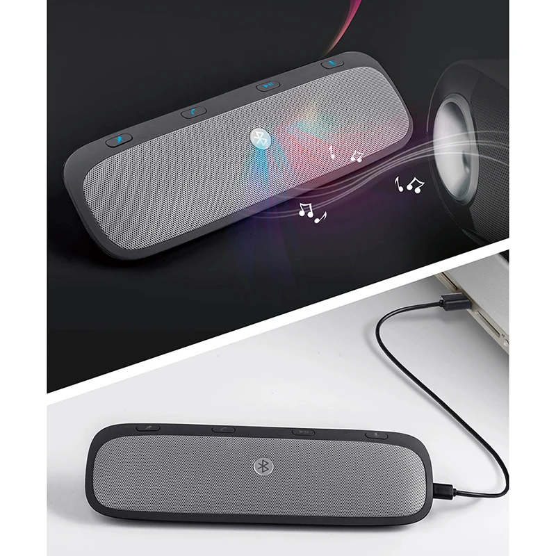 Солнцезащитный козырек bluetooth с функциями "hands free" и bluetooth для автомобиля музыкальный плеер громкой связи телефон динамик TZ900