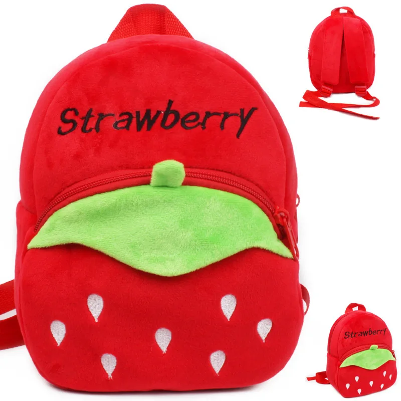 

Plush Backpack For Kids Toddler New Cute Cartoon Stuffed Toy Kindergarten Children Outdoor Soft School Bag Boy Girl Gift
