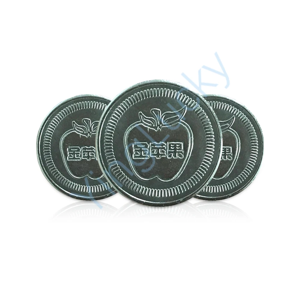 10 Pcs Jeton De Jeton En Acier Inoxydable Jeu Jetons De