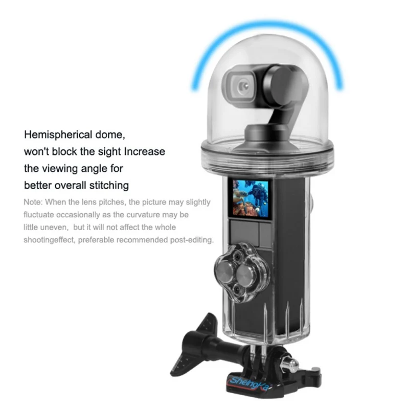 Портативный 60 м водонепроницаемый корпус камеры для DJI OSMO Карманный Водонепроницаемый защитный корпус оболочки