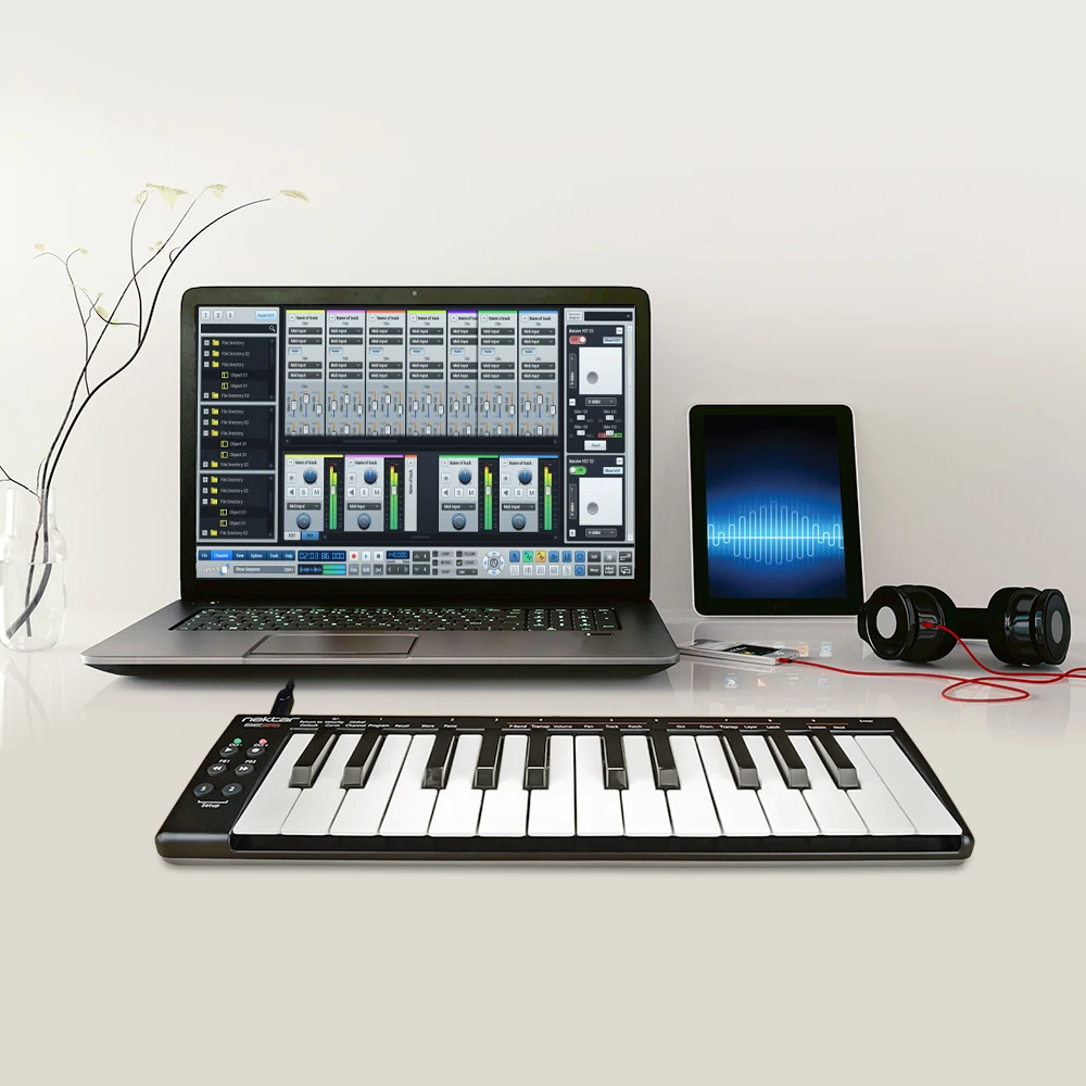 

nektar SE25 Mini 25-Key USB MIDI Keyboard Controller Velocity Sensitive USB Powered Electric Accessaries