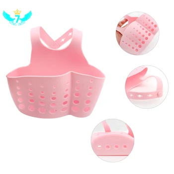 

Hanging Silicone Kitchen Gadget Storage Organizer, Sponge Sink Holder By Grocery House( Four Color) TOB
