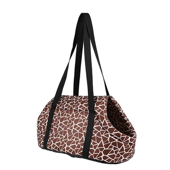 

Foldable and washable Small Dog Cat Pet Travel Carrier Tote Bag Purse Bag Soft padded small pet shoulder carrier bag tote. Coffe
