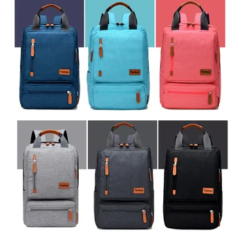Casual Business Men Computer Backpack Light 15 inch Laptop Bag 2022 Waterproof Oxford cloth Lady Anti-theft Travel Backpack Gray 4