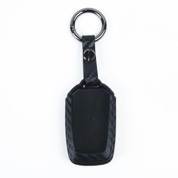 

Fob Key Case For Isuzu D-Max MU-X 2017-2019 Shell Housing Case Protection Accessories TPU Carbon Fiber Durable