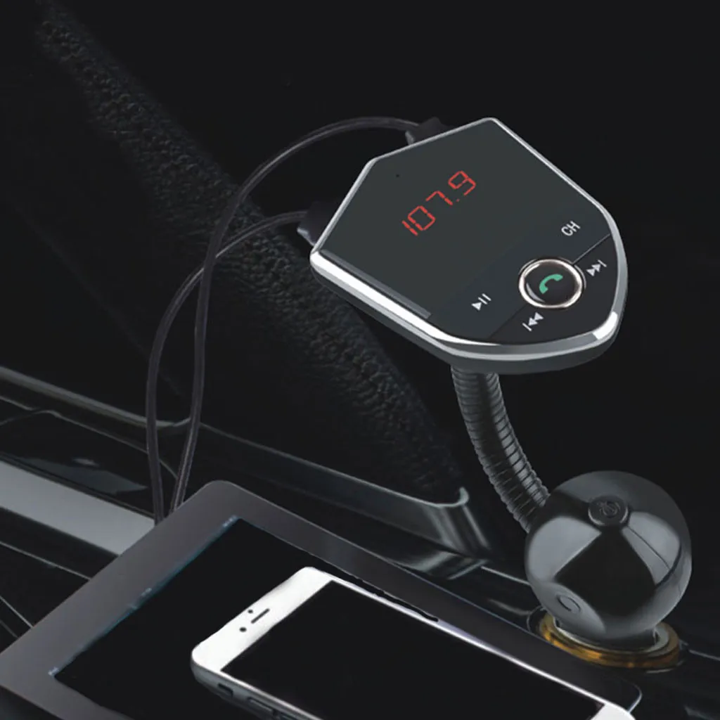 Kongyide автомобильное зарядное устройство в автомобиле беспроводной для Bluetooth fm-передатчик громкой связи автомобильный комплект с универсальным телефоном 3.1A USB зарядное устройство