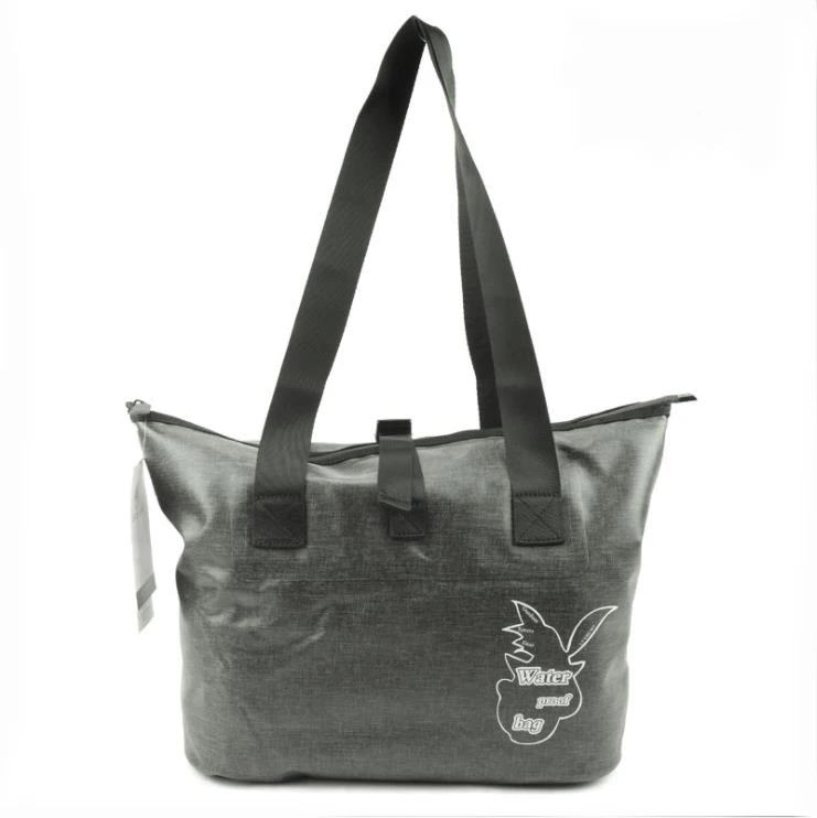 Водостойкая сумка для каякинга, водонепроницаемая сумка для походов на открытом воздухе, водонепроницаемая сумка для рафтинга, сумка для путешествий, Пляжная водонепроницаемая сумка - Цвет: Gray