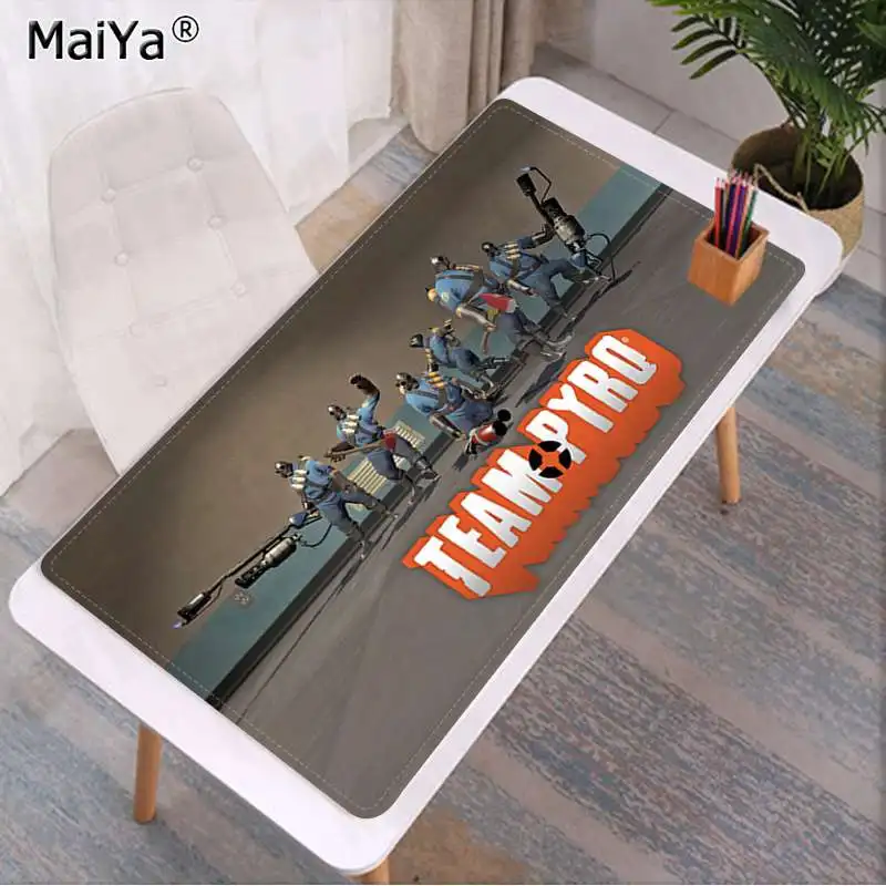 Maiya team fortress Подгонянный игровой коврик для мыши для ноутбука скорость/контроль версии большой игровой коврик для мыши