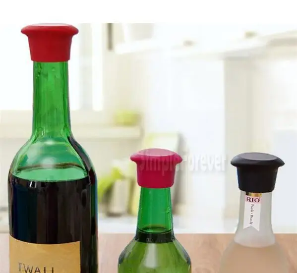 

500 шт./партия, силиконовые герметики для бутылок вина