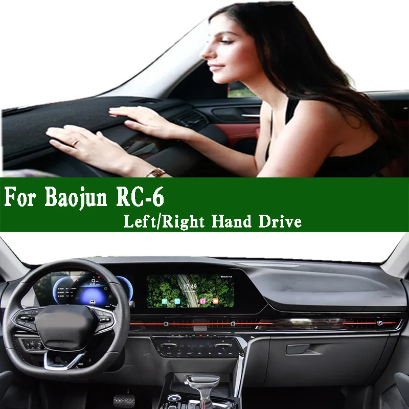 

For Wuling-Baojun RC6 RC-6 CN220C Dashmat Dashboard Cover Instrument Panel Protective Pad Dash Mat Anti-Dirt Proof Ornaments