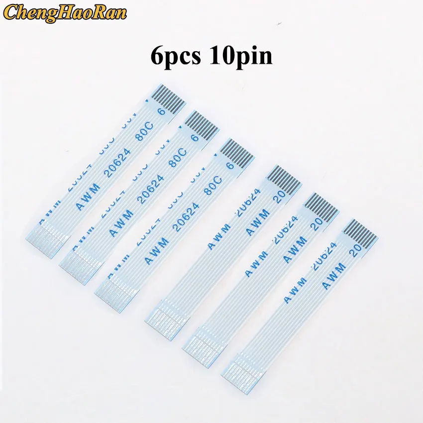 6 PCS for Sony PS4 PRO Slim Controller 10 12 14 Pin Charging Board Power Switch Cable Touch Pad Flex Ribbon Cable