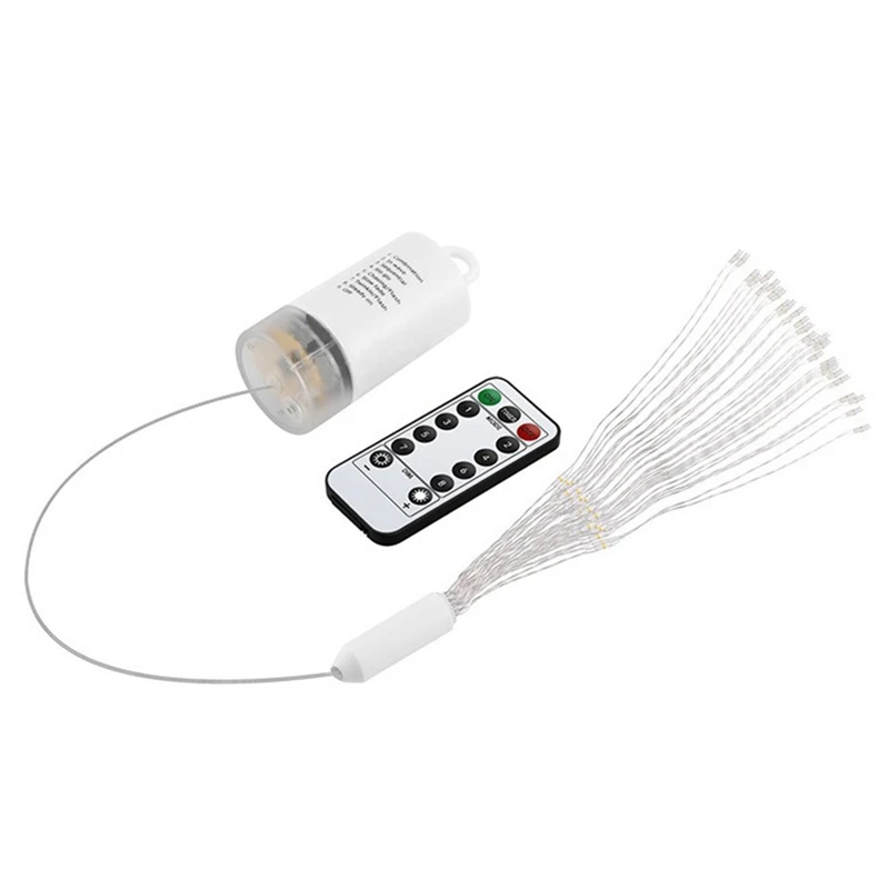 

ABUI-Battery Hanging Starburst Fairy Strig Lights 150 LEDs Diy Copper String Garland Xmas Party Twinkle Lights