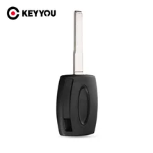 KEYYOU 10 шт./лот чехол для ключа транспондера для Ford Fiesta Mondeo Focus C-Max S-Max Galaxy Kuga HU101 Бесплатная доставка