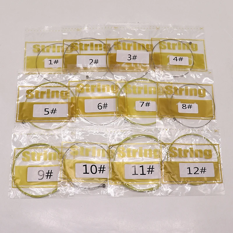 12 String Acoustic Guitar String High Carbon Steel Core Coated Copper Alloy Wound Spock Professional Guitar Strings