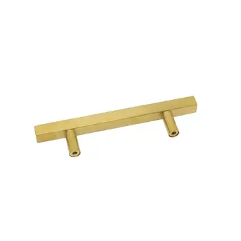 Probrico Matte black Kitchen Handles Gold Furniture Pulls Minimalist Cupboard Wardrobe Drawer pulls knobs long cabinet handles