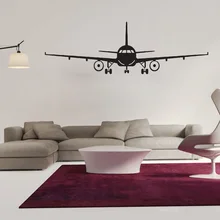 Классные резные спальня гостиная диван фон декоративные наклейки Современный дом экологически чистые DIY самолет настенная палка