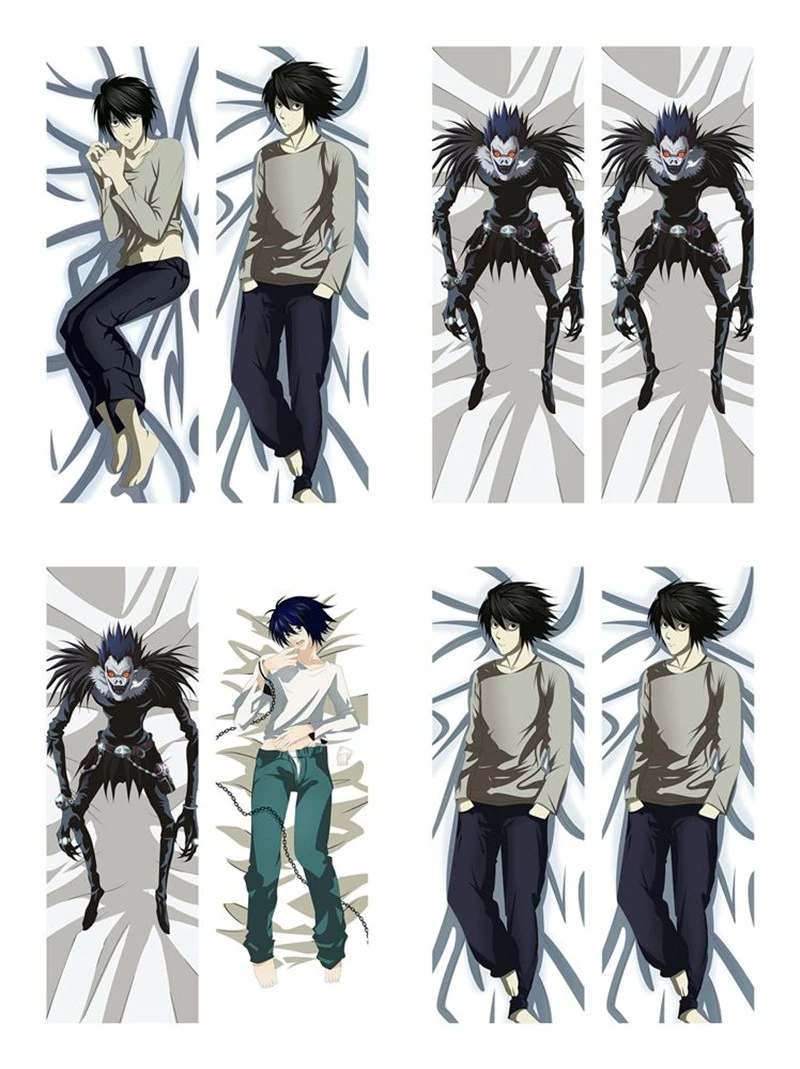 Death Note L \Dakimakura Hugging Peach Skin Body Pillow (D28)