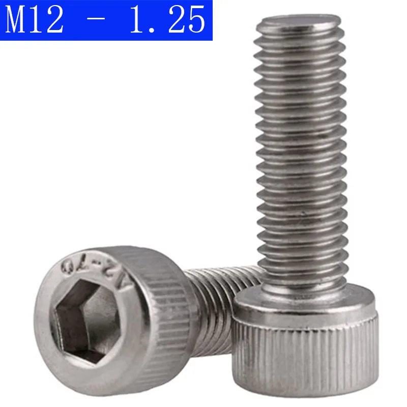 12mm A2 STAINLESS STEEL SOCKET CAP SCREWS WITH NYLOC NUTS HEX HEAD BOLTS M12 12mm A2 STAINLESS STEEL SOCKET CAP SCREWS WITH NYLOC NUTS HEX HEAD BOLTS M12