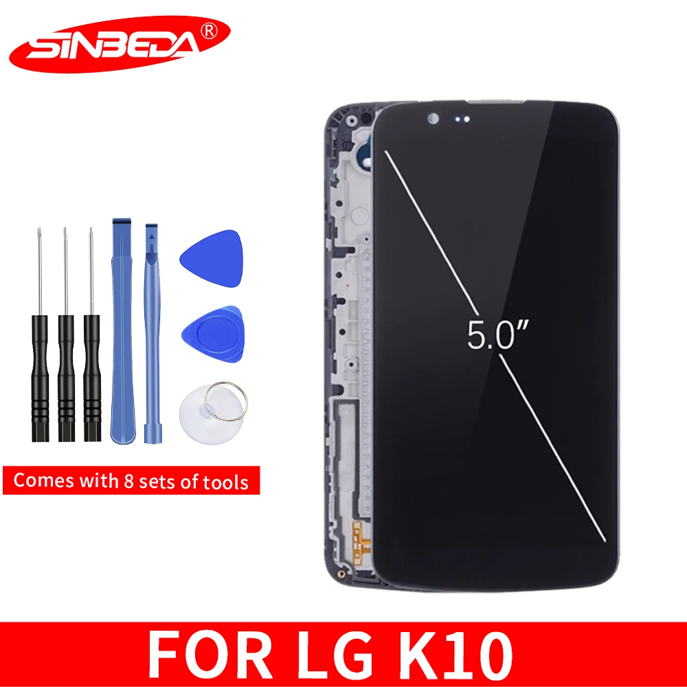 Sinbeda 5 3 &quotдля LG K10 ЖК дисплей сенсорный экран Замена K410 K430 K430DS K420N для TV LCD $|Экраны