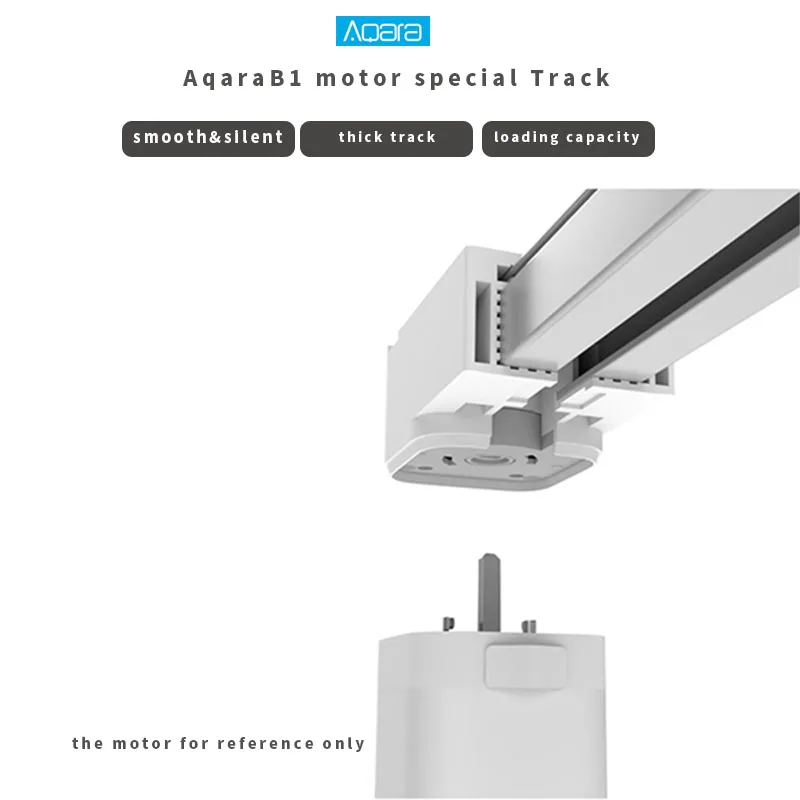 Electric Curtain Track for Xiaomi aqara B1 motor Customizable Super Quite for xiao mi smart home for 4m