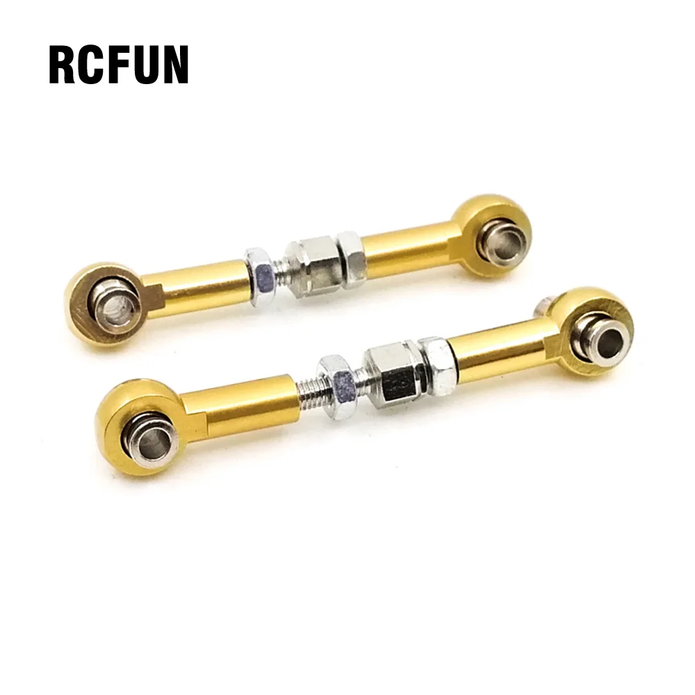 

RC Servo Linkage Pulling Steering Rods Arms M3 Thread 3mm Hole 48-60mm Long For HSP 94122 94103 94123 RC car Upgrade S121