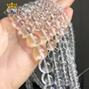 White Clear Crystal Glass Beads Smooth Round Loose Spacer Beads For Jewelry DIY Making Bracelet Accessories 15'' 4 6 8 10 12mm ► Photo 3/6