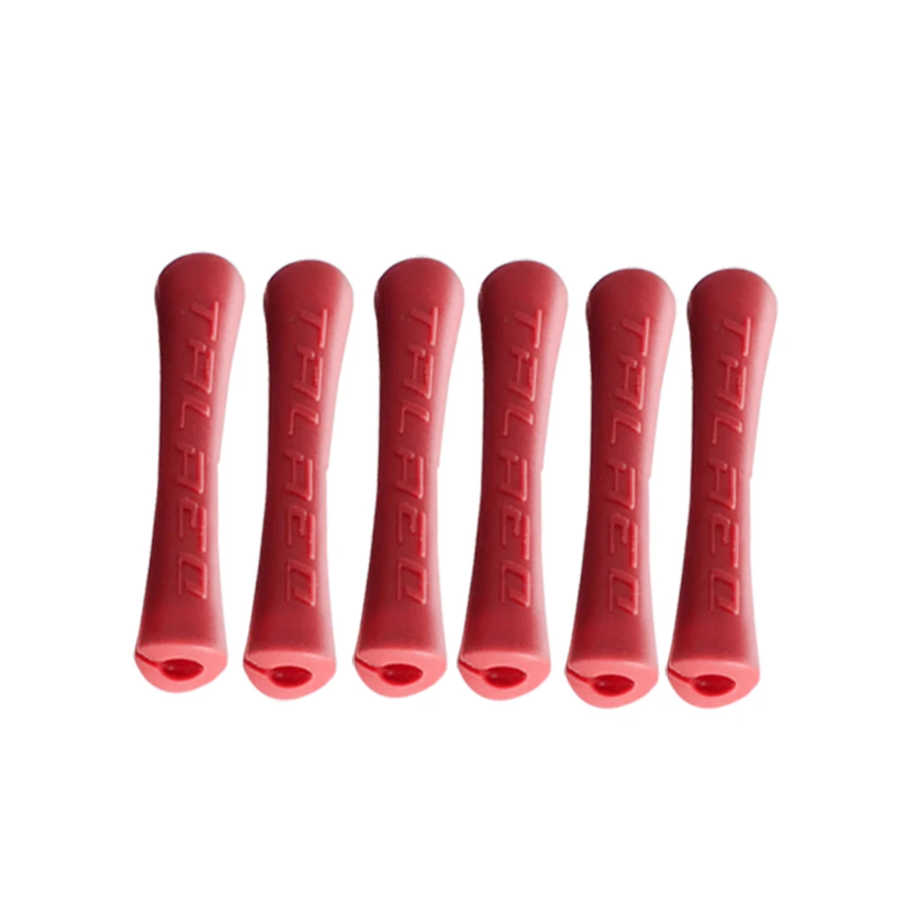 10 PCS red 10 шт./партия велосипед труба тормозной магистрали резиновая крышка переключателя скоростей переключения кабель Кепки гвардии выхлопная труба крышки - Цвет: 10 PCS red