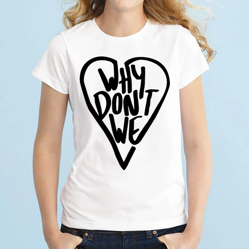 Женская футболка WHY DONT WE LOVE, графические футболки, новые женские футболки, футболка «Instagram», топы, эстетическая футболка, готика, большие размеры, XS-3XL