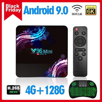 

2020 New Wifi 2.4/5G Smart TV Box Android 9.0 4GB 32GB 64GB Ultra HD 6K H.265 Youtube Media Player TV BOX Android TV Set Top Box