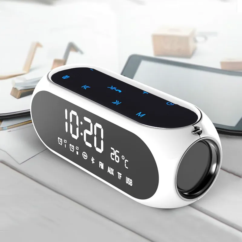 

Cannon Household Radio Receiver Mini Alarm Clock Portable Home Desktop Clocks Wireless Bluetooth Speaker Mobile Computer Outdoor