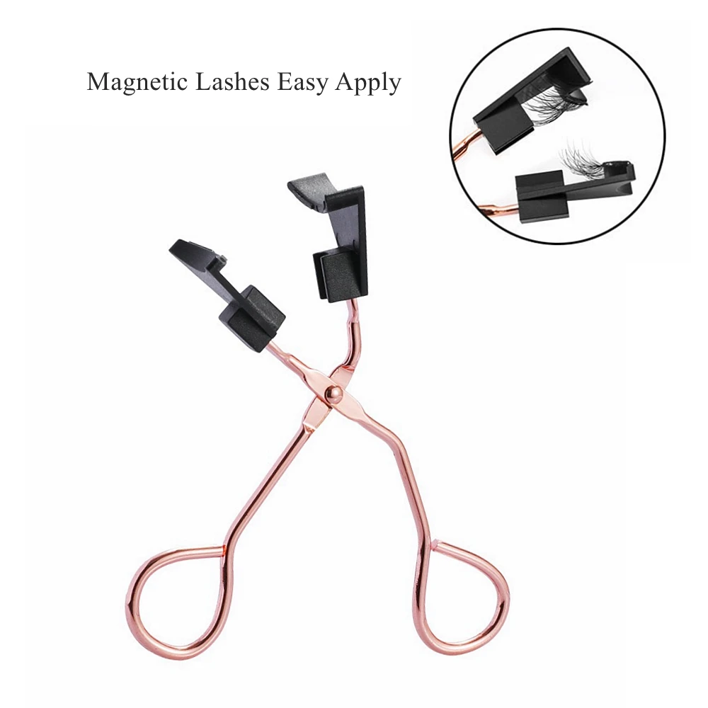 

Magnetic Eyelashes Clip Tweezers, Magnetic Lashes Applicator,for Easy Apply Magnets False Eyelashes,1 Pcs Eyelashes Tweezers