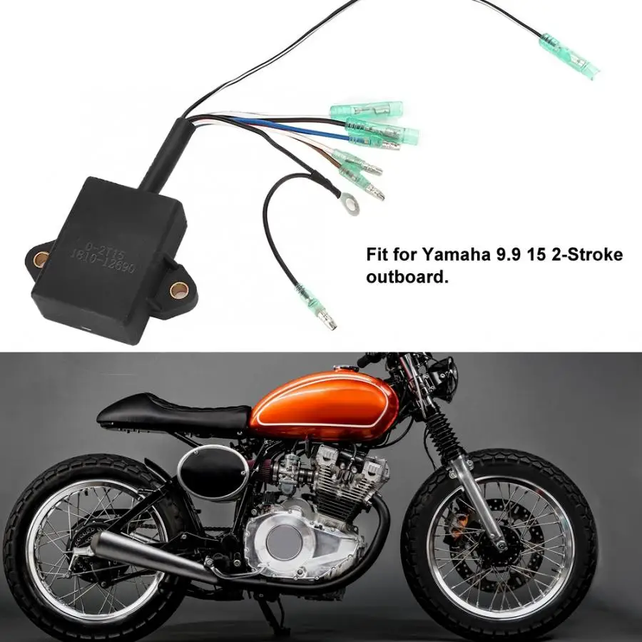 Двигатель катушка зажигания CDI блок в сборе подходит для Yamaha 9,9 15 2-х тактный Подвесной Фирменная Новинка Высокое качество Аксессуары для мотоциклов