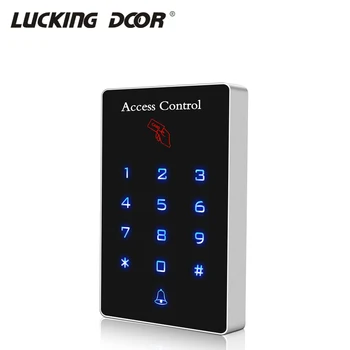 Backlight Touch 125khz RFID Card Access Control keypad reader Door Lock opener wiegand 26 output door access control system zk scr100 rfid card capacity tcp ip scr100 door access control rfid access control system