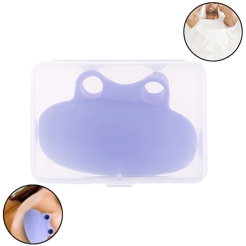 Cute Frog Silicone Anti Snoring Tongue Retaining Device Snore Solution Sleep Breathing Apnea Night Guard Aid Stop Snore
