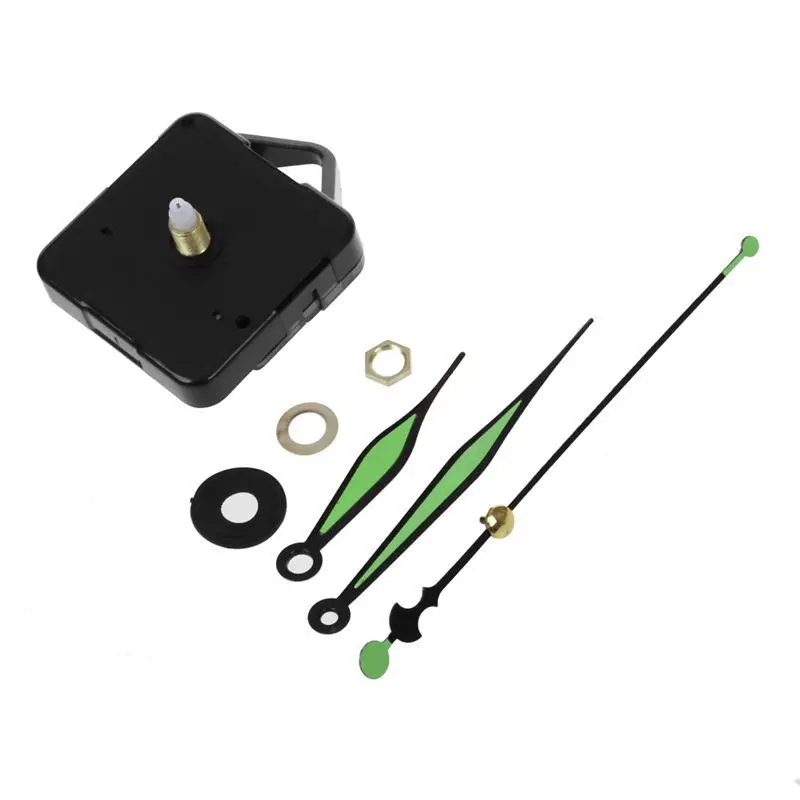 ABFU-2pcs светящиеся стрелки DIY кварцевые часы механизм шпинделя ремонтный набор инструментов