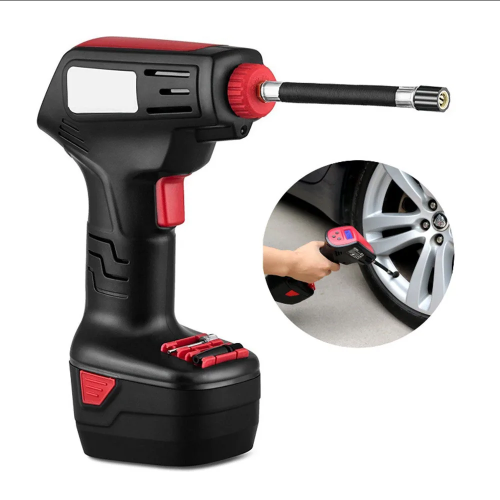 Pro Air Compressor Draadloze Draagbare Compressor Elektrische Inflator Portable Hand Held Pomp met Digitale LCD Auto Styling|Inflatable Pump| - AliExpress