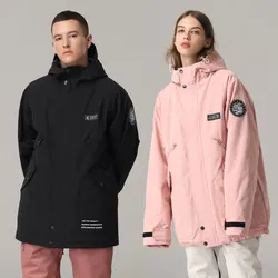 Men's Women's Oversize Ski Jackets 2021 New Winter Warm Windproof Waterproof Snowboard Jacket Outdoor Sports Jacket Skiing Coat