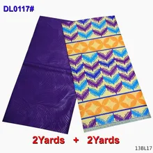 LIULANZHI африканская восковая ткань s принты Анкара восковая ткань для платья оптом воск полиэстер ткань 2+ 2 ярдов/партия 13BL01-13BL25