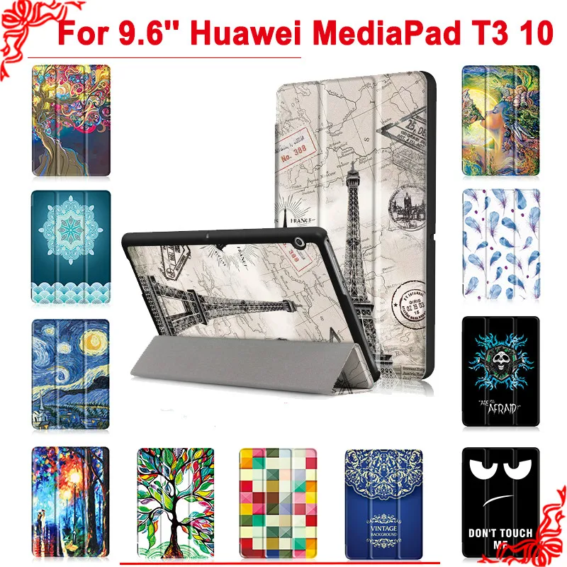Чехол для Huawei MediaPad T3 10 AGS-L09 AGS-L03 9 6 &quotпланшетный ПК Тонкий чехол Honor Play Pad 2 |