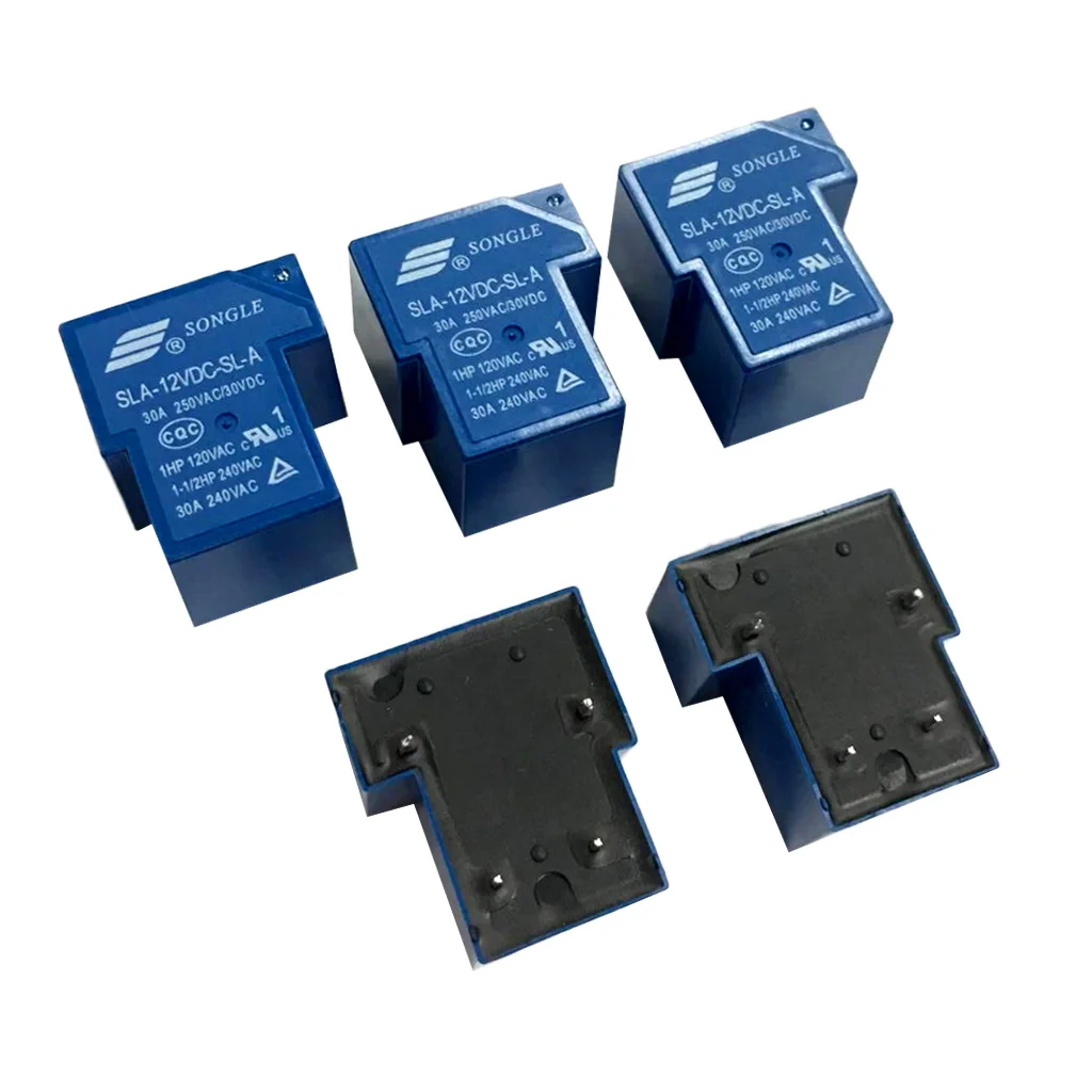 5 шт. 12 в 1 CH Реле SLA-12VDC-SL-C 250 В переменного тока 30V 30A DC мастерской | Обустройство дома