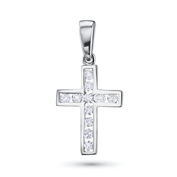 

Pendant in white gold with diamonds